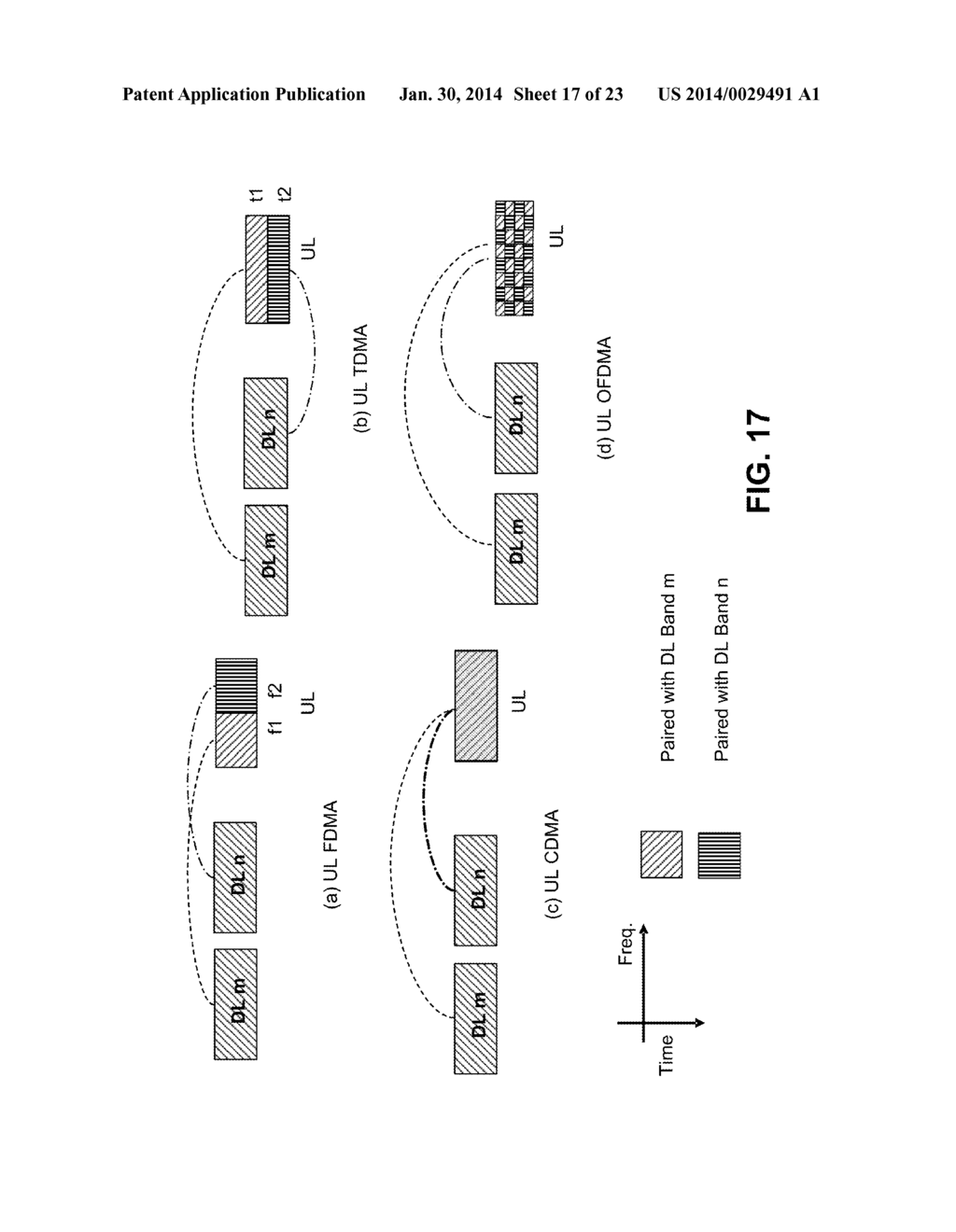 METHODS AND APPARATUS FOR FLEXIBLE USE OF FREQUENCY BANDS - diagram, schematic, and image 18