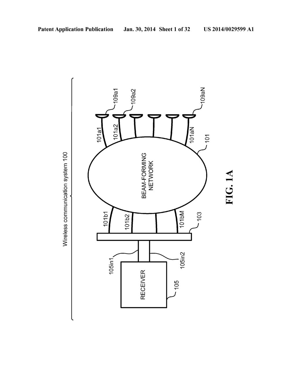 METHODS AND SYSTEMS FOR USING A BEAM-FORMING NETWORK IN CONJUNCTION WITH     MAXIMAL-RATIO-COMBINING TECHNIQUES - diagram, schematic, and image 02