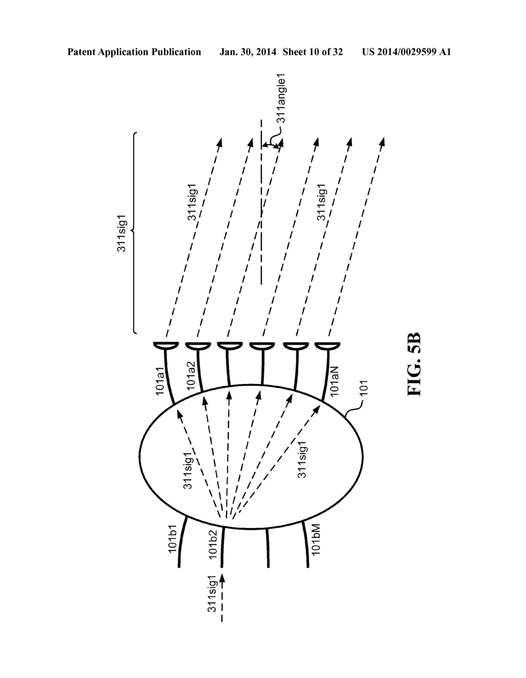 METHODS AND SYSTEMS FOR USING A BEAM-FORMING NETWORK IN CONJUNCTION WITH     MAXIMAL-RATIO-COMBINING TECHNIQUES - diagram, schematic, and image 11