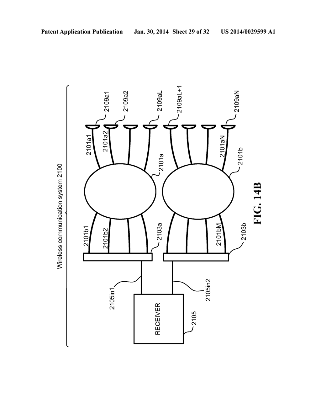 METHODS AND SYSTEMS FOR USING A BEAM-FORMING NETWORK IN CONJUNCTION WITH     MAXIMAL-RATIO-COMBINING TECHNIQUES - diagram, schematic, and image 30