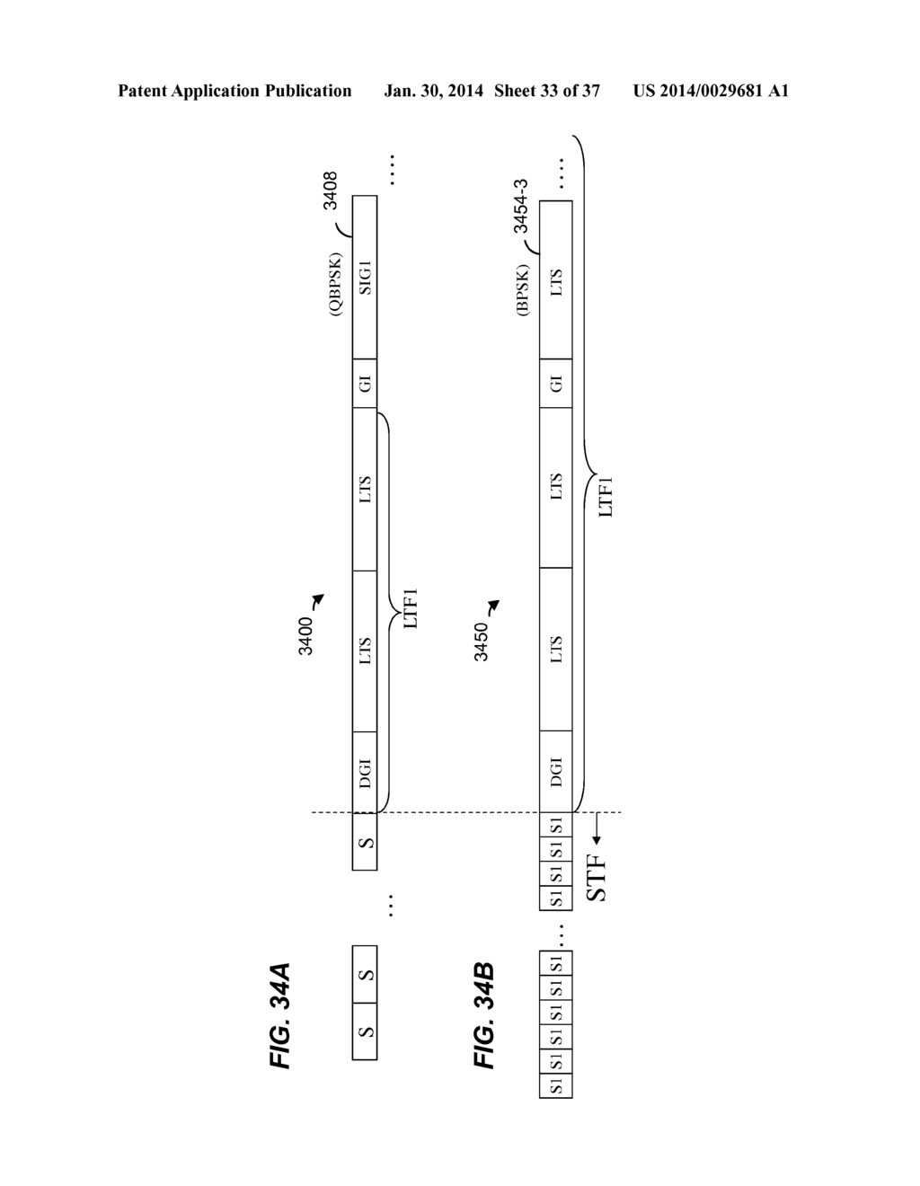 CONTROL MODE PHY FOR WLAN - diagram, schematic, and image 34