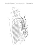 FIBER OPTIC CONNECTORS EMPLOYING MOVEABLE OPTICAL INTERFACES WITH FIBER     PROTECTION FEATURES AND RELATED COMPONENTS AND METHODS diagram and image