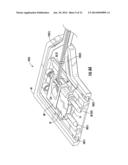 FIBER OPTIC CONNECTORS EMPLOYING MOVEABLE OPTICAL INTERFACES WITH FIBER     PROTECTION FEATURES AND RELATED COMPONENTS AND METHODS diagram and image