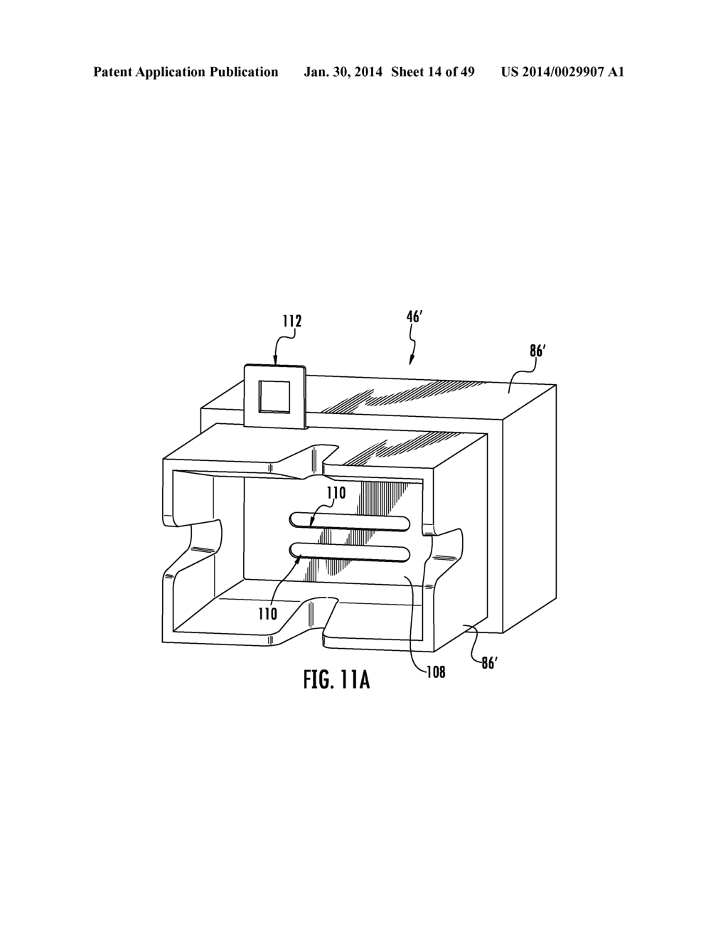 OPTICAL BACKPLANE EXTENSION MODULES, AND RELATED ASSEMBLIES SUITABLE FOR     ESTABLISHING OPTICAL CONNECTIONS TO INFORMATION PROCESSING MODULES     DISPOSED IN EQUIPMENT RACKS - diagram, schematic, and image 15