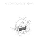 DEVICE FOR INTERNAL CHIPS CUTTING MACHINING WITH A NOZZLE FOR FLUSHING     CUTTER FLUID ON THE CUTTER diagram and image