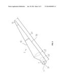 WIND TURBINE BLADE WITH ELONGATED FASTENING MEMBERS IN THE ROOT REGION     THEREOF diagram and image