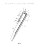WIND TURBINE BLADE WITH ELONGATED FASTENING MEMBERS IN THE ROOT REGION     THEREOF diagram and image