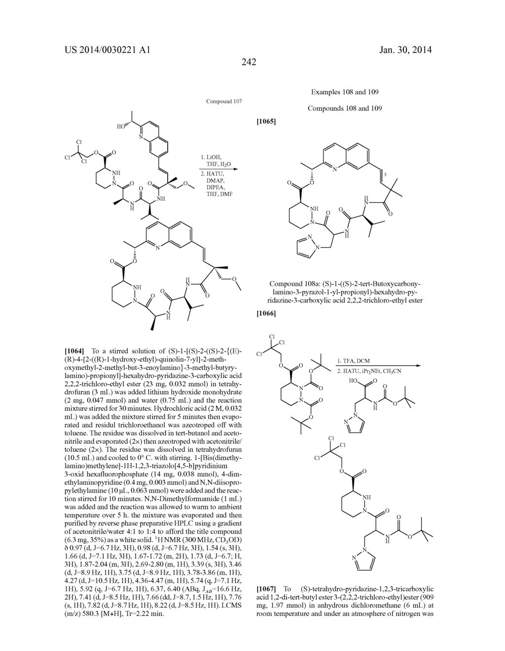 MACROCYCLIC INHIBITORS OF FLAVIVIRIDAE VIRUSES - diagram, schematic, and image 242