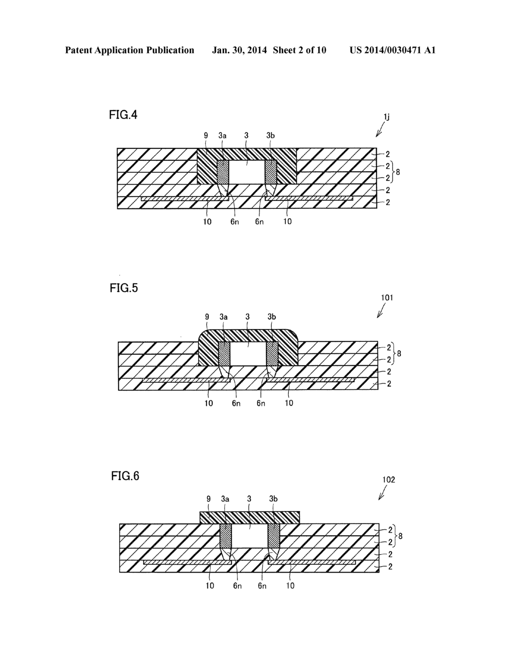 COMPONENT-EMBEDDED RESIN SUBSTRATE AND METHOD FOR MANUFACTURING SAME - diagram, schematic, and image 03
