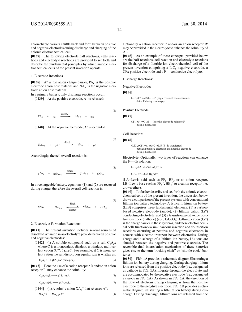 LITHIUM ION FLUORIDE ELECTROCHEMICAL CELL - diagram, schematic, and image 53