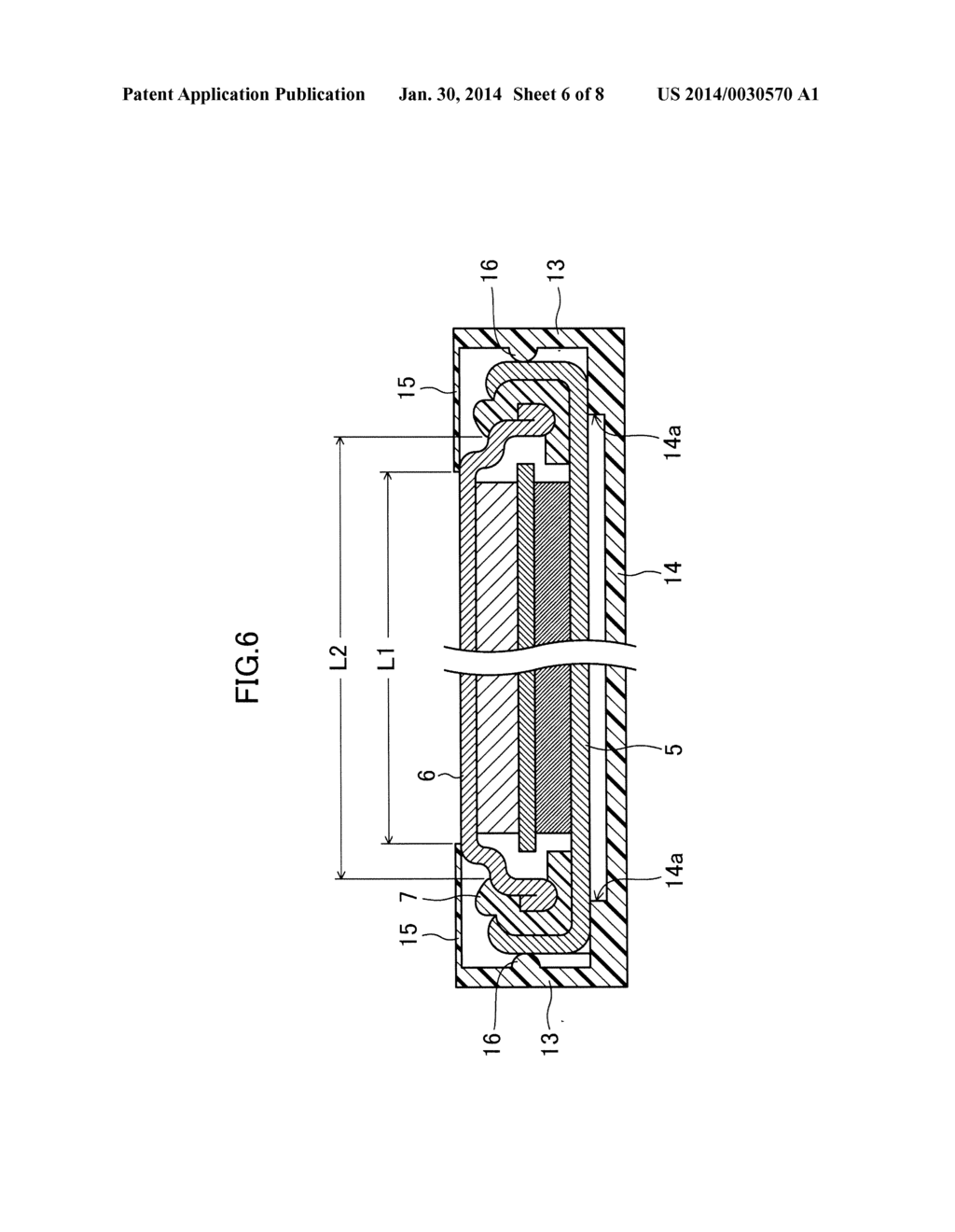 BATTERY PACKAGE AND RESIN CASE FOR HOLDING BATTERY - diagram, schematic, and image 07