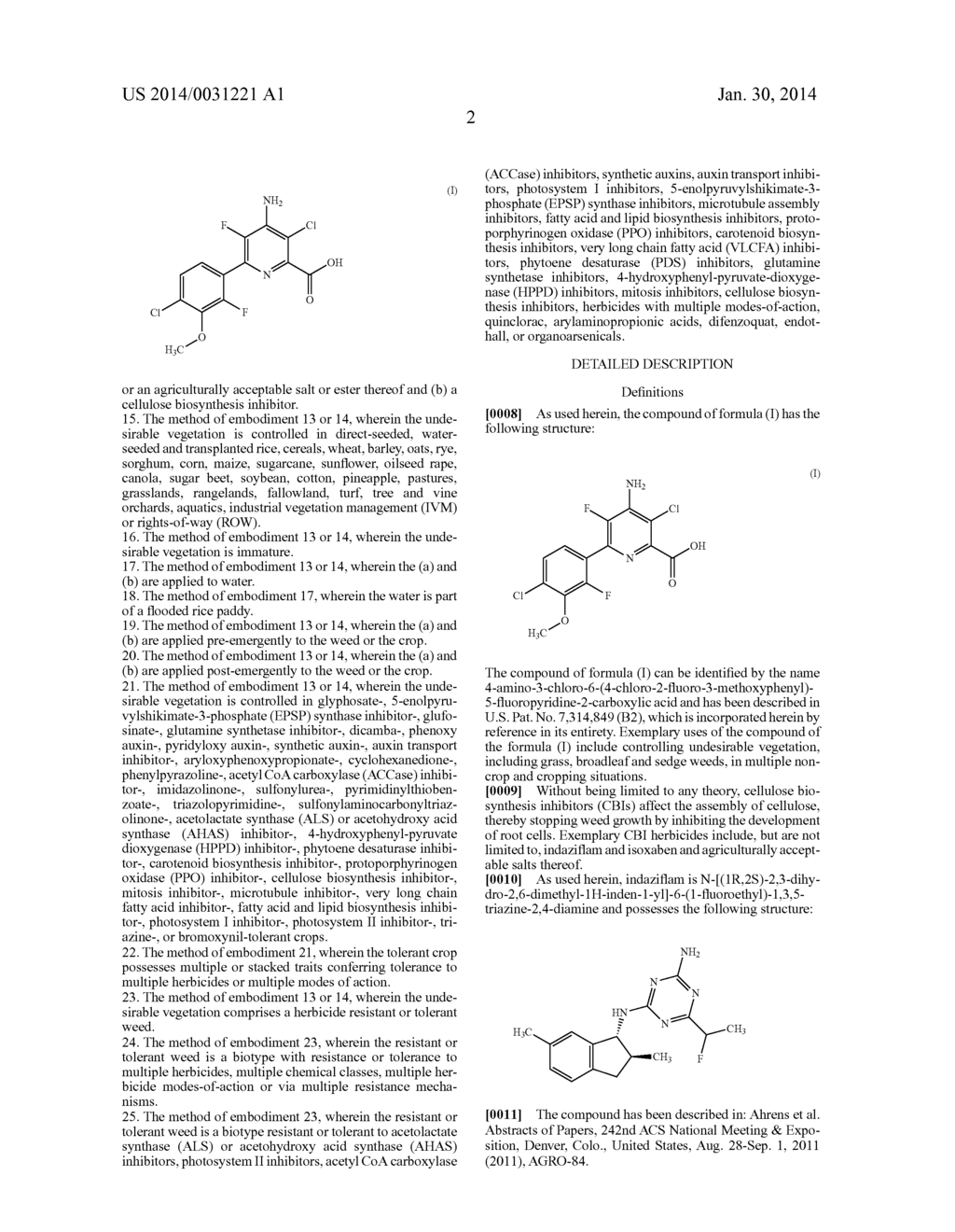 HERBICIDAL COMPOSITIONS COMPRISING     4-AMINO-3-CHLORO-5-FLUORO-6-(4-CHLORO-2-FLUORO-3-METHOXYPHENYL)     PYRIDINE-2-CARBOXYLIC ACID OR A DERIVATIVE THEREOF AND CELLULOSE     BIOSYNTHESIS INHIBITOR HERBICIDES - diagram, schematic, and image 03