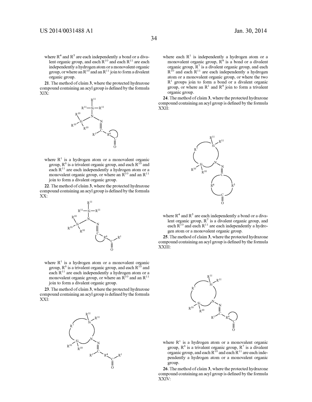 Polymers Functionalized With Protected Hydrazone Compounds Containing An     Acyl Group - diagram, schematic, and image 37