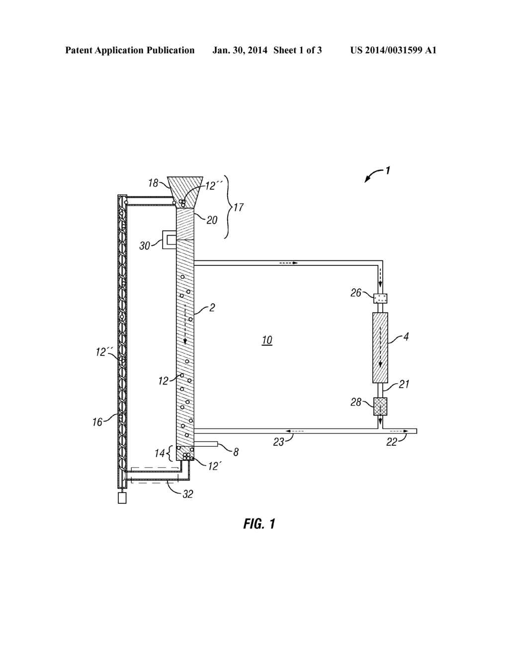 BIOMASS CONVERSION SYSTEMS CONTAINING A MOVING BED CATALYST FOR     STABILIZATION OF A HYDROLSATE AND METHODS FOR USE THEREOF - diagram, schematic, and image 02