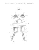 FLEXIBLE STABILIZATION DEVICE FOR DYNAMIC STABILIZATION OF BONES OR     VERTEBRAE diagram and image