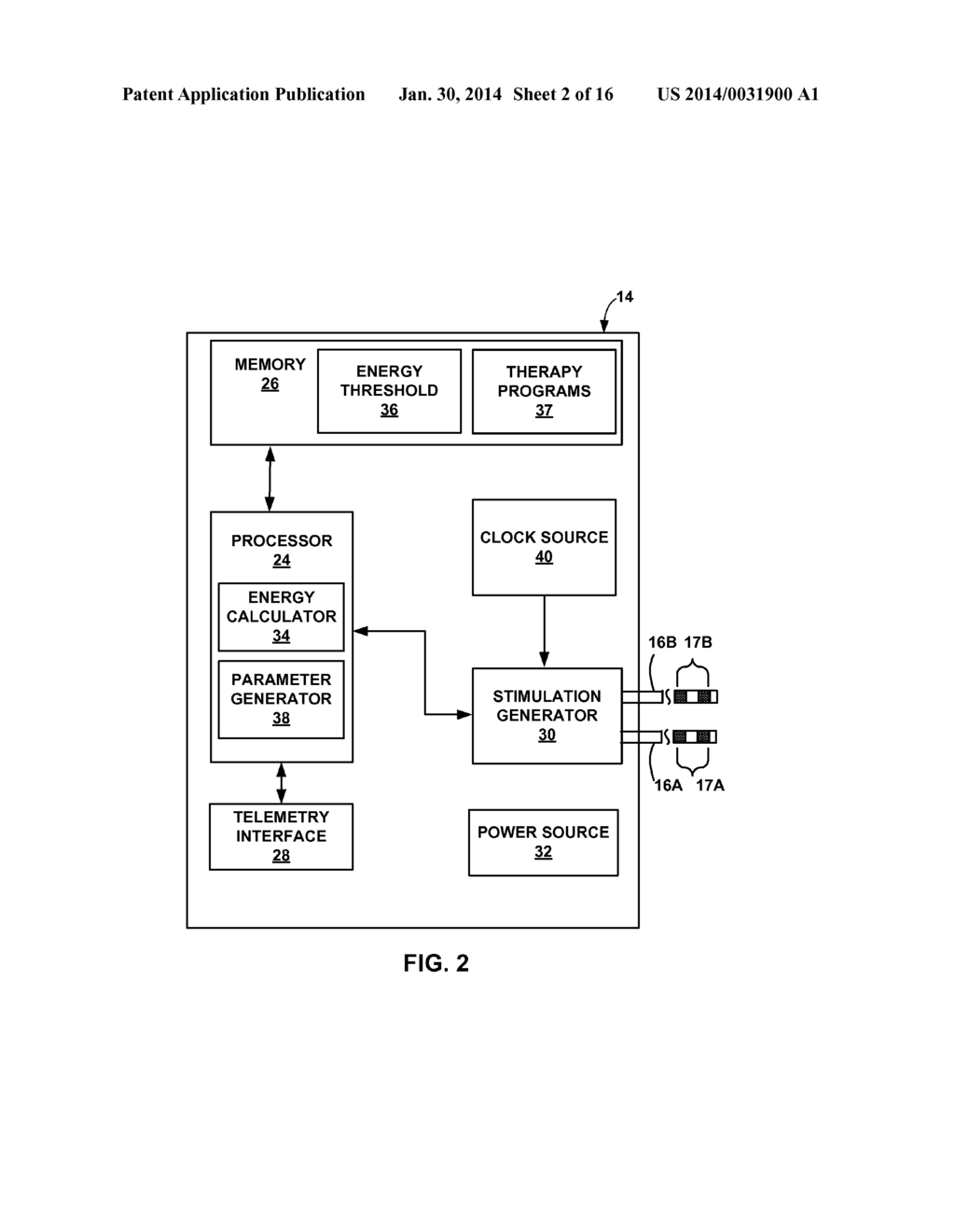 THERAPY PROGRAM MODIFICATION BASED ON AN ENERGY THREHOLD - diagram, schematic, and image 03