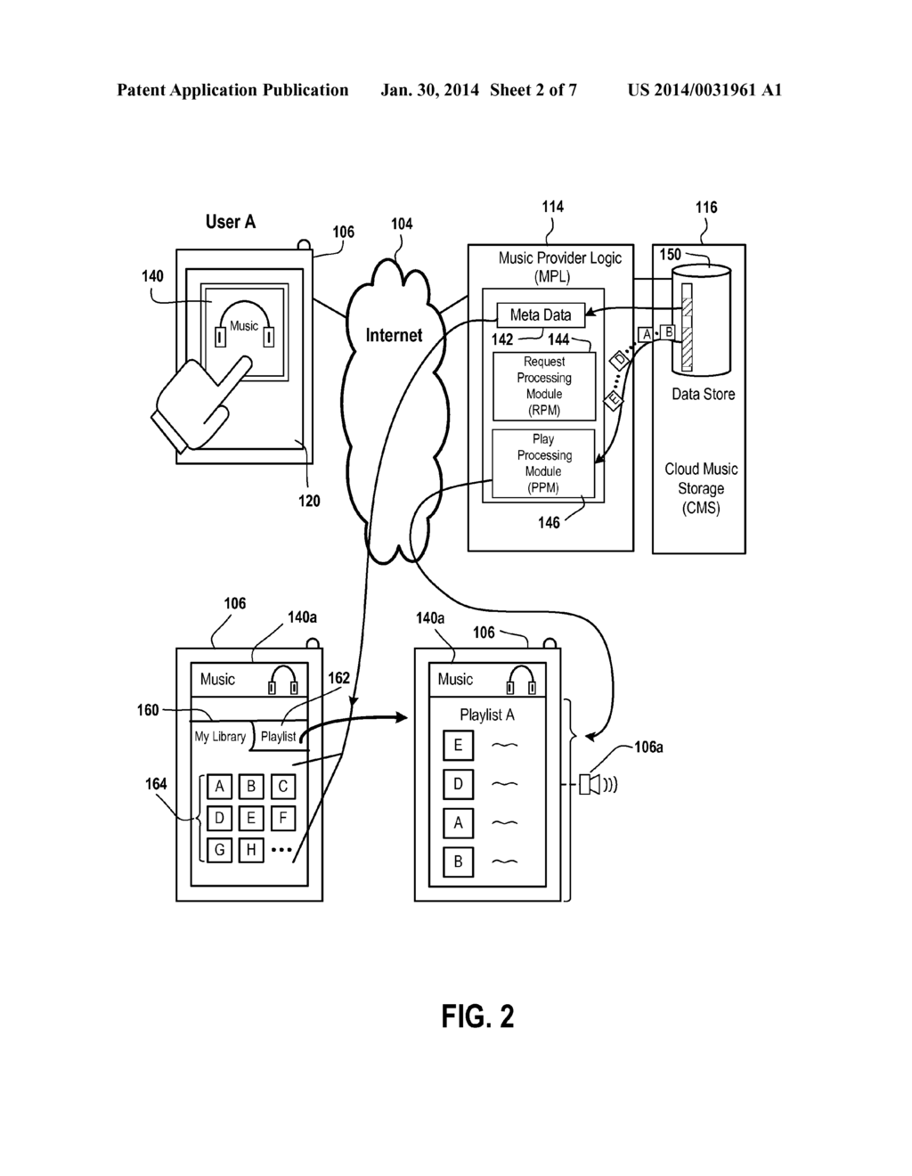 Method and System for Generating Location-Based Playlists - diagram, schematic, and image 03