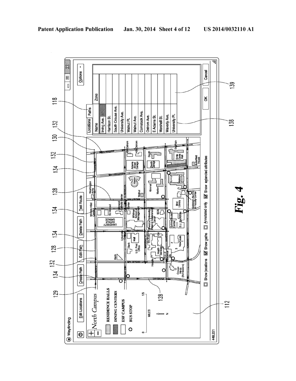 SYSTEM AND METHOD FOR PROGRAMMING AND DISPLAYING DIRECTIONALLY BASED     TEXTUAL WAYFINDING CONTENT - diagram, schematic, and image 05