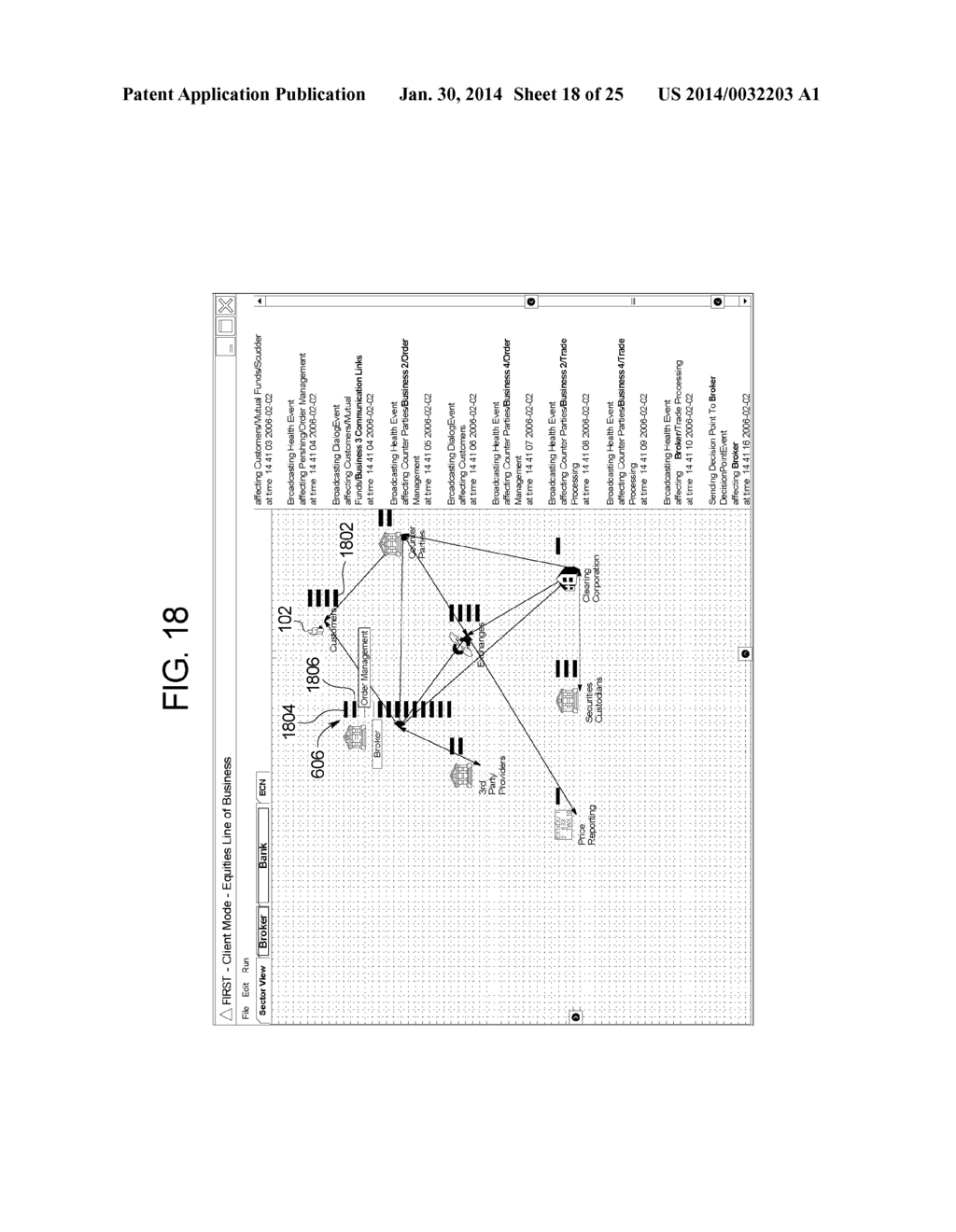 METHODS AND APPARATUS FOR ADVANCING TIME IN A DISTRIBUTED BUSINESS PROCESS     SIMULATION - diagram, schematic, and image 19