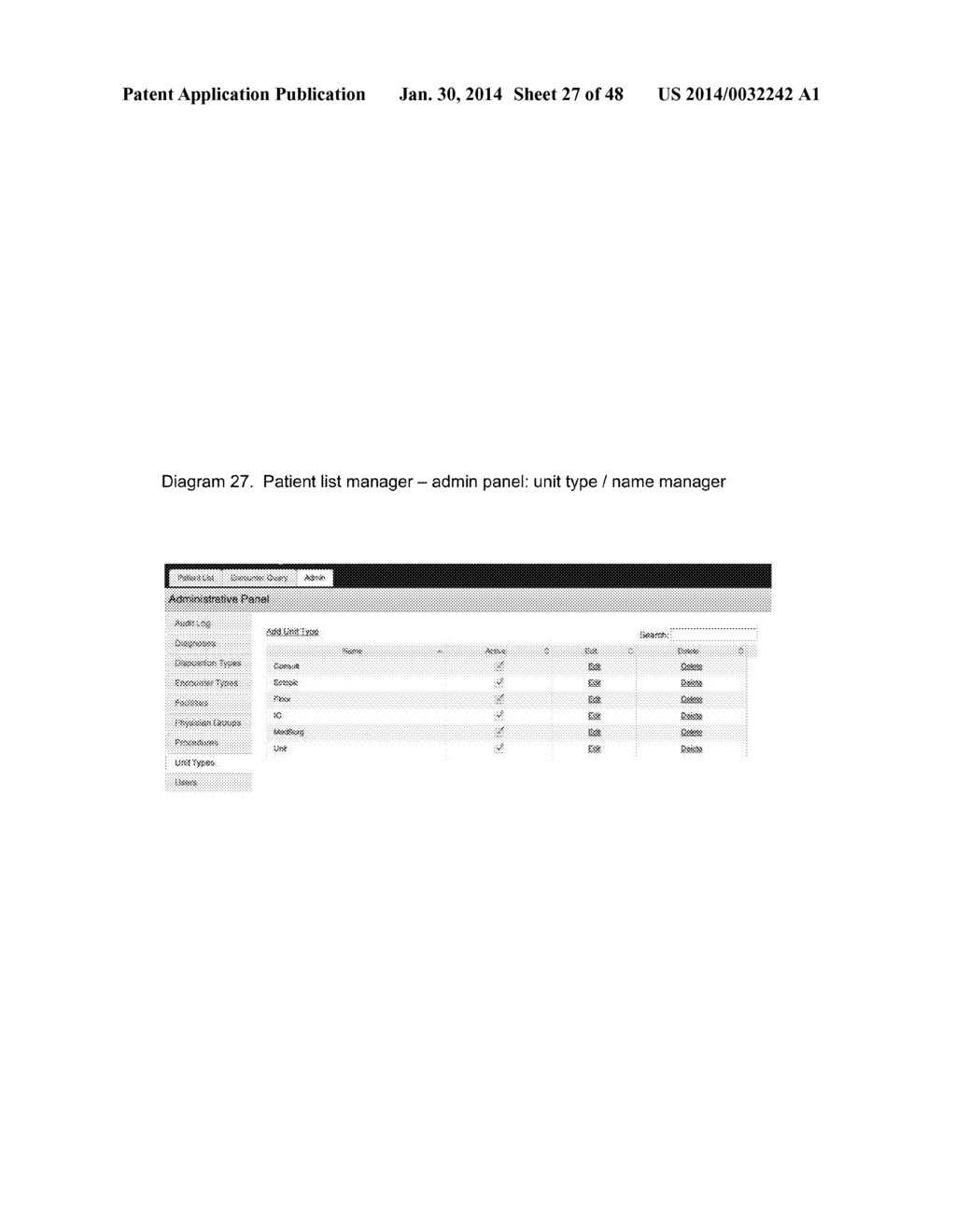 CROSS-FACILITY CLOUD BASED PHYSICIAN PATIENT DATA MANAGEMENT AND REPORTING     PLATFORM - diagram, schematic, and image 28