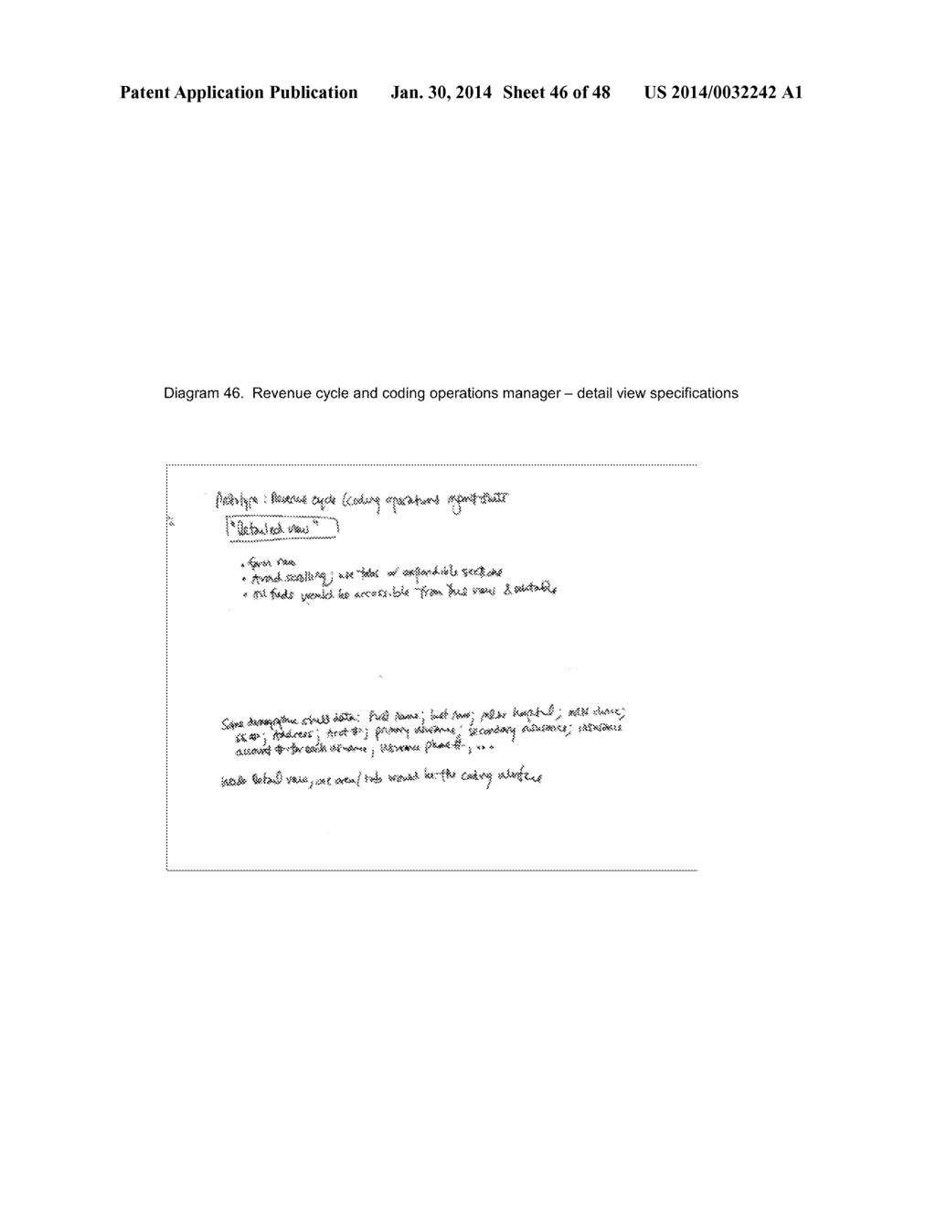 CROSS-FACILITY CLOUD BASED PHYSICIAN PATIENT DATA MANAGEMENT AND REPORTING     PLATFORM - diagram, schematic, and image 47