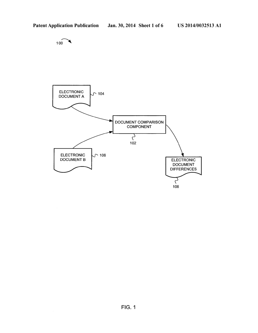 DETERMINATION OF DIFFERENCES BETWEEN ELECTRONIC DOCUMENTS - diagram, schematic, and image 02