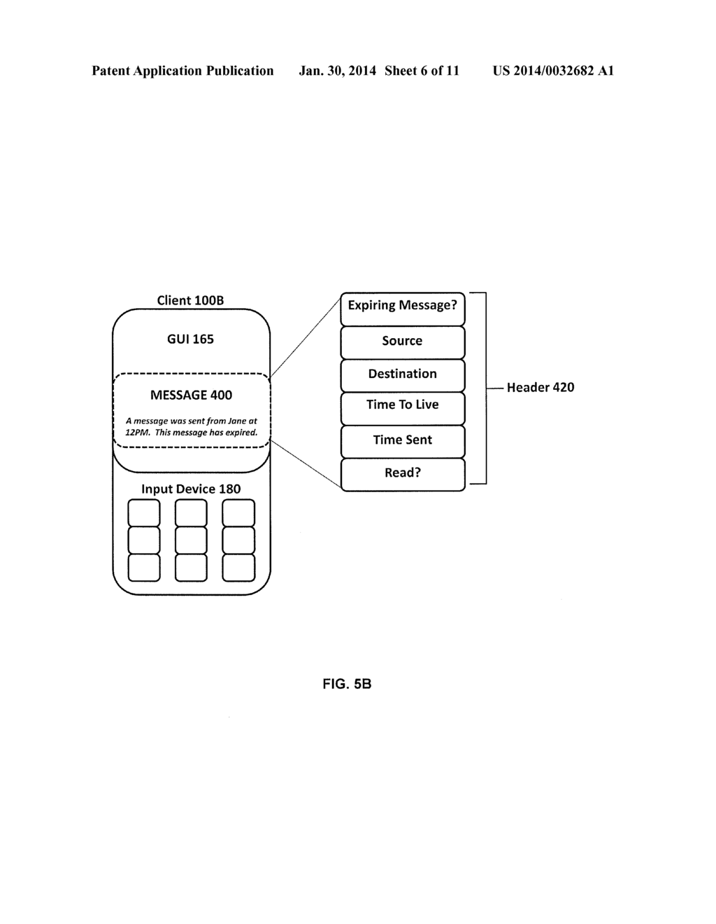 Method and Apparatus for Expiring Messages in Electronic Communications - diagram, schematic, and image 07