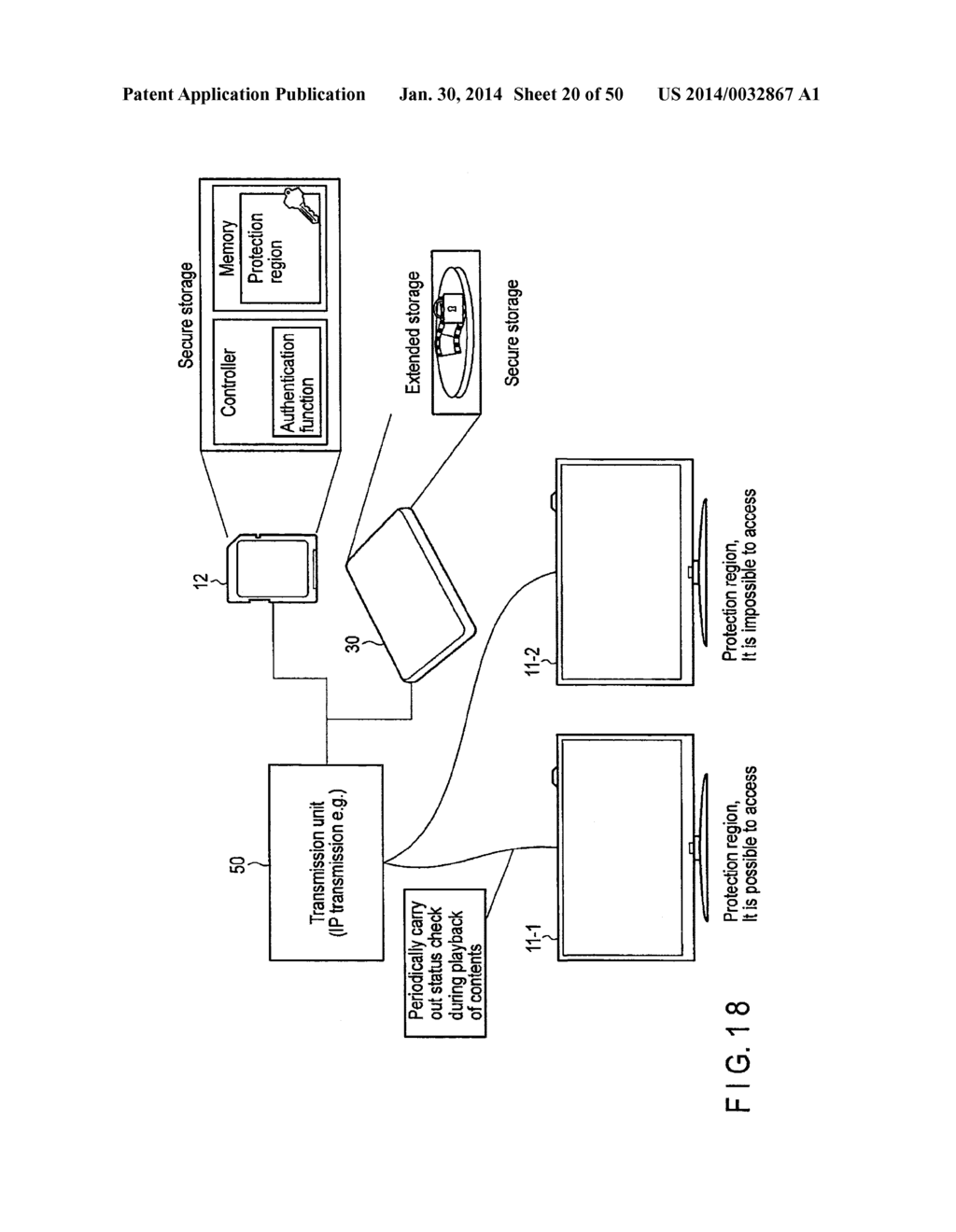 STORAGE SYSTEM IN WHICH INFORMATION IS PREVENTED - diagram, schematic, and image 21