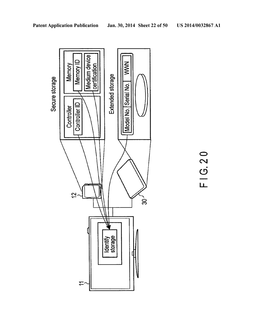 STORAGE SYSTEM IN WHICH INFORMATION IS PREVENTED - diagram, schematic, and image 23