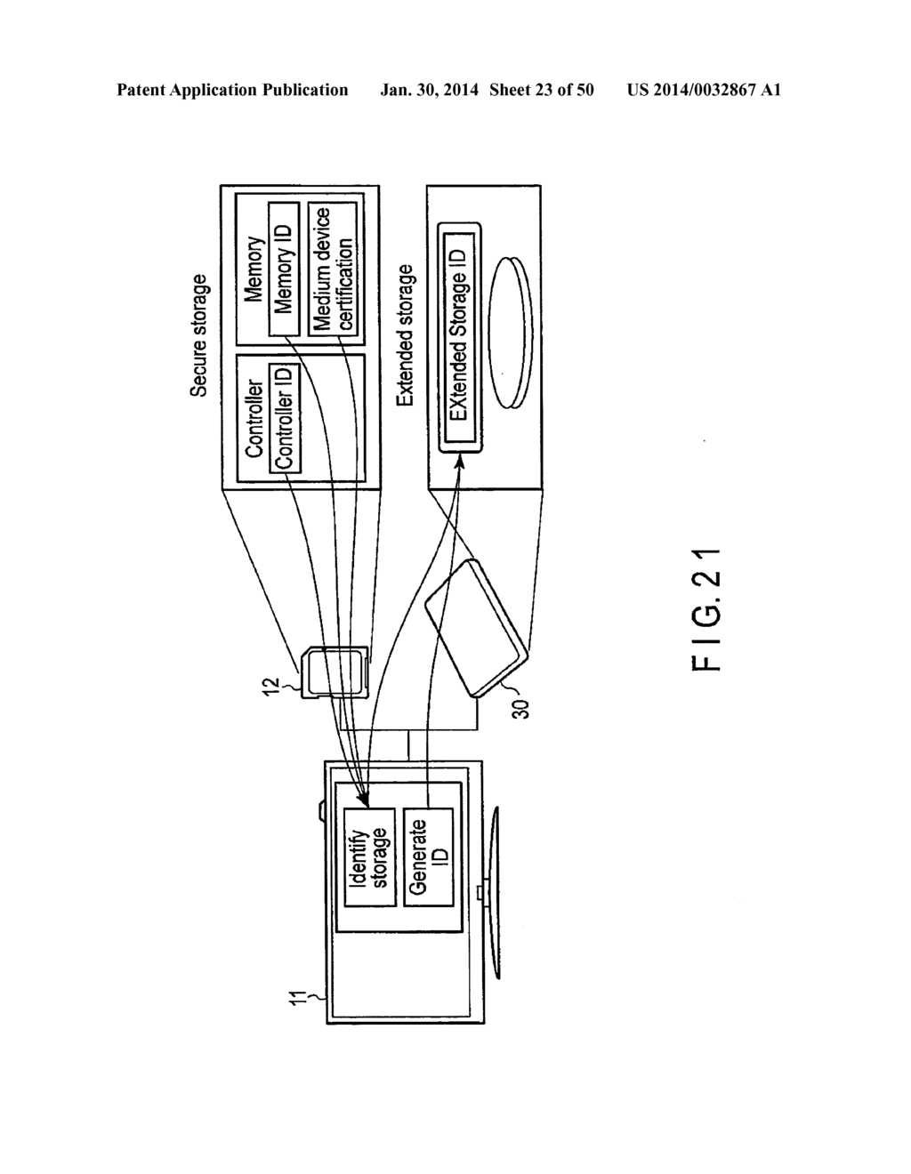 STORAGE SYSTEM IN WHICH INFORMATION IS PREVENTED - diagram, schematic, and image 24