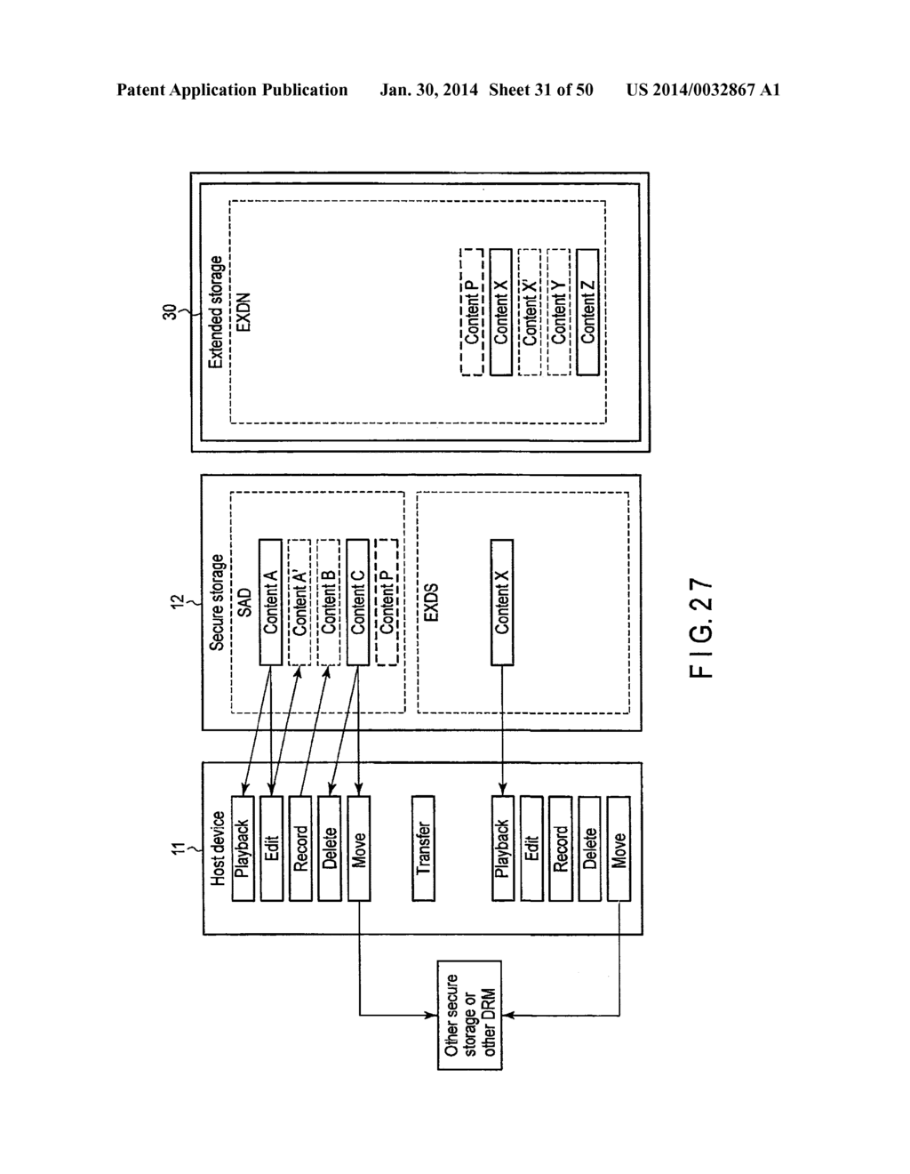 STORAGE SYSTEM IN WHICH INFORMATION IS PREVENTED - diagram, schematic, and image 32