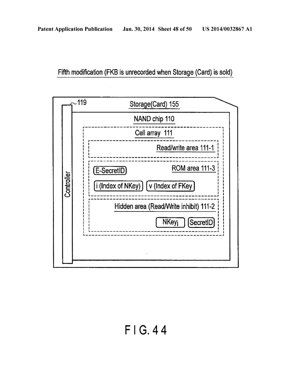 STORAGE SYSTEM IN WHICH INFORMATION IS PREVENTED - diagram, schematic, and image 49