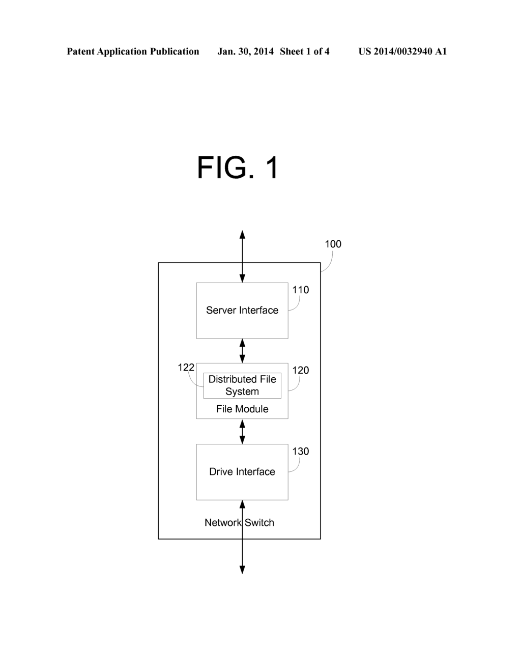 DISTRIBUTED FILE SYSTEM AT NETWORK SWITCH - diagram, schematic, and image 02