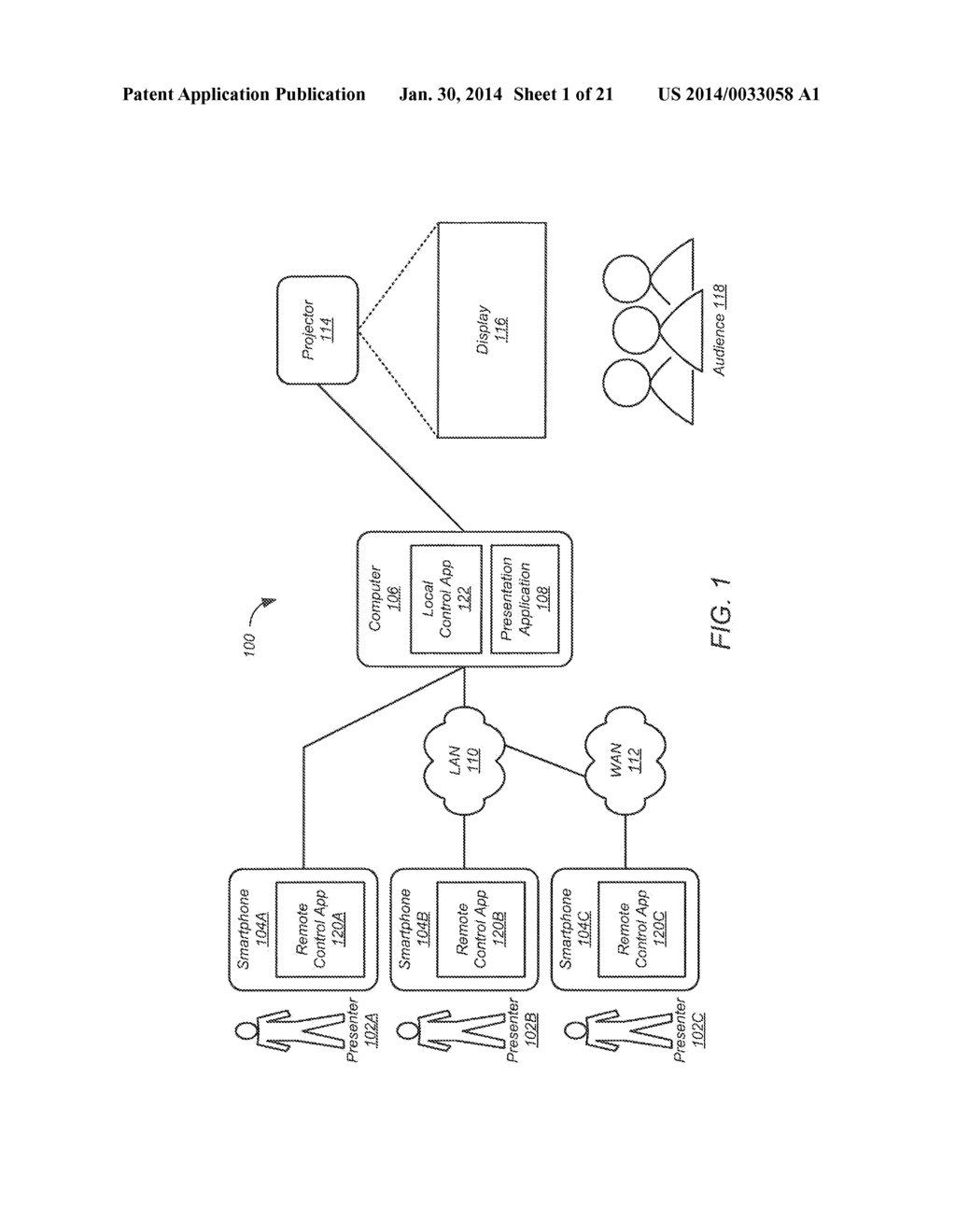 USE OF MULTIPLE MOBILE DEVICES TO CONTROL AN APPLICATION - diagram, schematic, and image 02