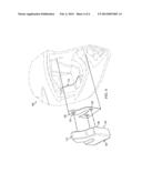 Helmet Having Magnetically Coupled Cheek Pads diagram and image