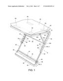 Portable Sleeping Table Apparatus and Method diagram and image