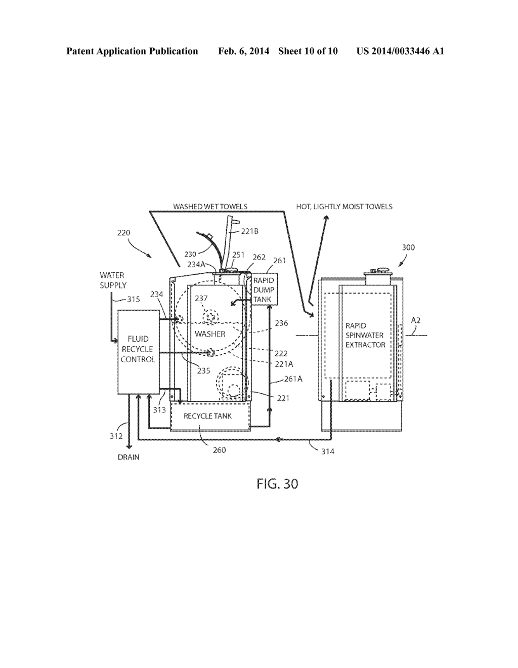 WASHER-DRYER APPARATUS FOR DAIRY TOWELS AND METHOD - diagram, schematic, and image 11