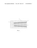 DECORATIVE STRING HOLDER DEVICE AND METHOD OF USE diagram and image