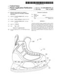 HOCKEY SKATE BOOT INCLUDING A TONGUE WITH ONE OR MORE COMFORT CHANNELS diagram and image