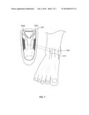 HOCKEY SKATE BOOT INCLUDING A TONGUE WITH ONE OR MORE COMFORT CHANNELS diagram and image