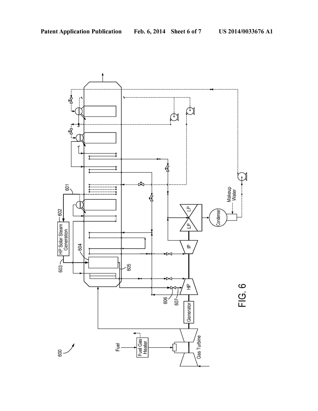 UNIQUE METHOD OF SOLAR INTEGRATION IN COMBINED CYCLE POWER PLANT - diagram, schematic, and image 07