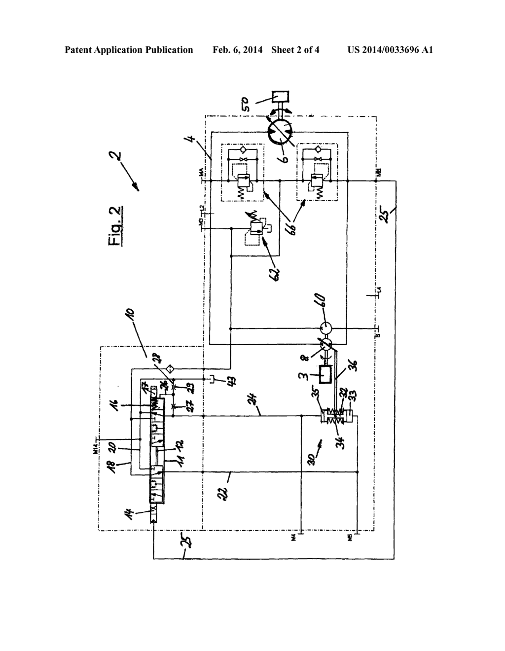 CONTROL DEVICE FOR HYDROSTATIC DRIVES - diagram, schematic, and image 03