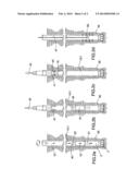 METHOD AND ARRANGEMENT TO ESTABLISH DURING DOWN-THE-HOLE DRILLING     COMMUNICATION BETWEEN THE CAVITY OF THE DRILL STRING AND THE SURROUNDING     MATERIAL diagram and image