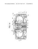 DISPENSER WITH VARIABLE-VOLUME STORAGE CHAMBER, ONE-WAY VALVE, AND     MANUALLY-DEPRESSIBLE ACTUATOR diagram and image