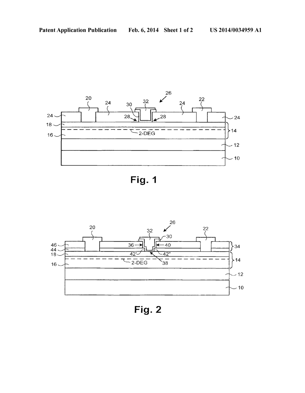 III-Nitride Semiconductor Device with Stepped Gate - diagram, schematic, and image 02