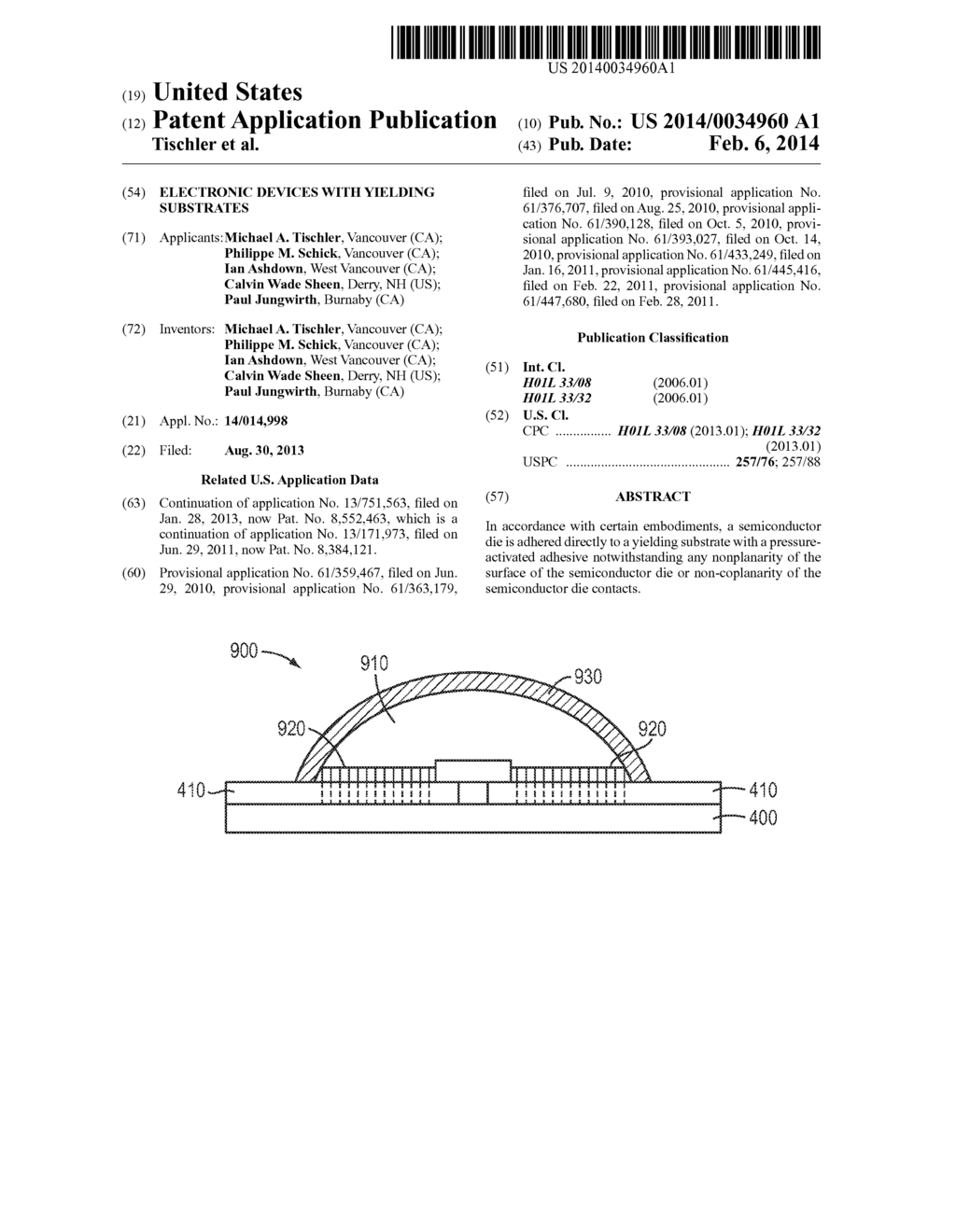 ELECTRONIC DEVICES WITH YIELDING SUBSTRATES - diagram, schematic, and image 01