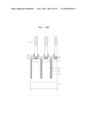 SEMICONDUCTOR DEVICES INCLUDING VERTICAL TRANSISTORS AND METHODS OF     FABRICATING THE SAME diagram and image