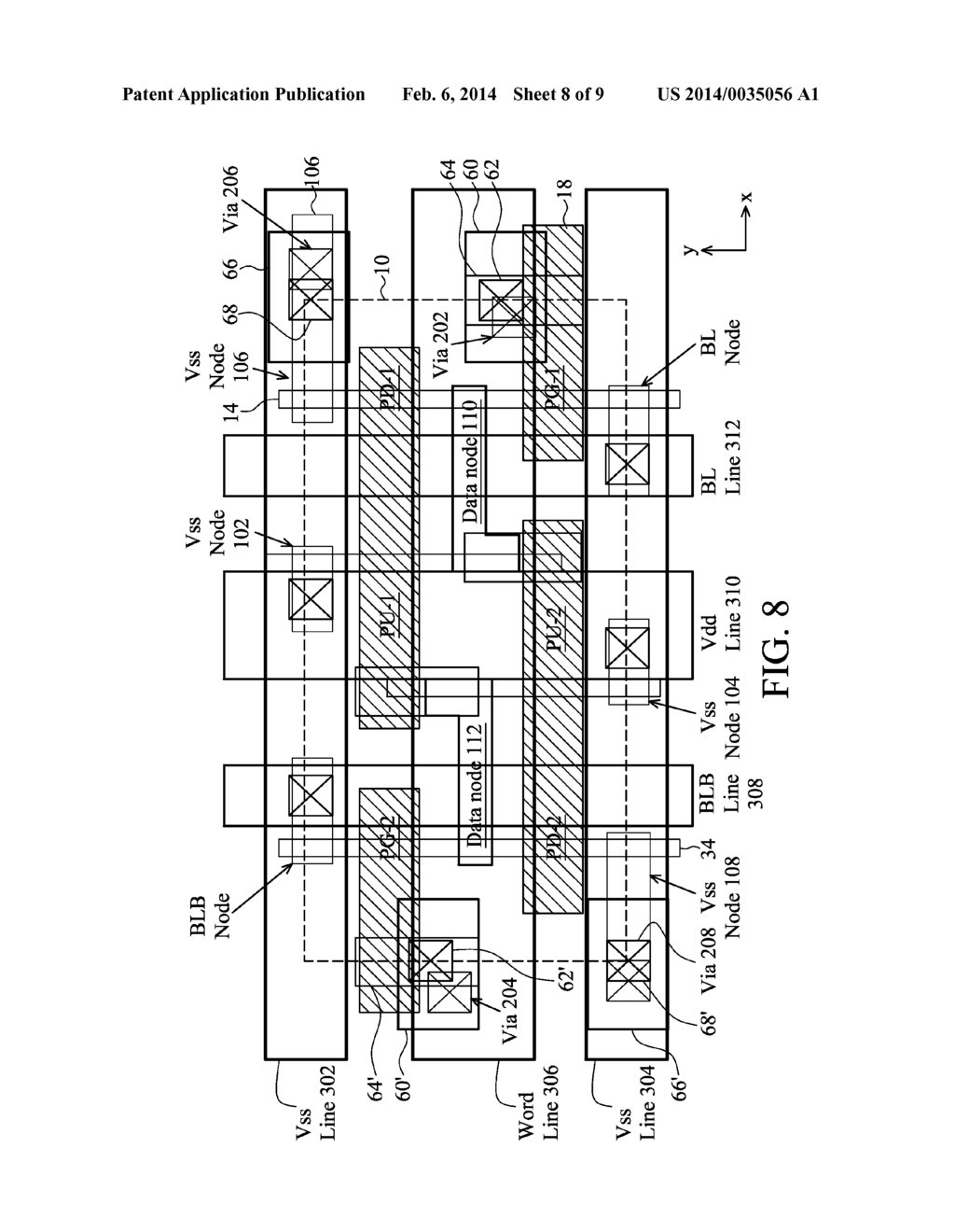 SRAM Cell Connection Structure - diagram, schematic, and image 09