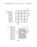 WORD SEARCH PUZZLE HAVING GRID OF CELLS CONTAINING MULTIPLE LETTERS diagram and image