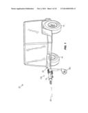 MECHANISM FOR AUTOMATICALLY LIFTING A TRAILER DRAWBAR SUPPORT diagram and image